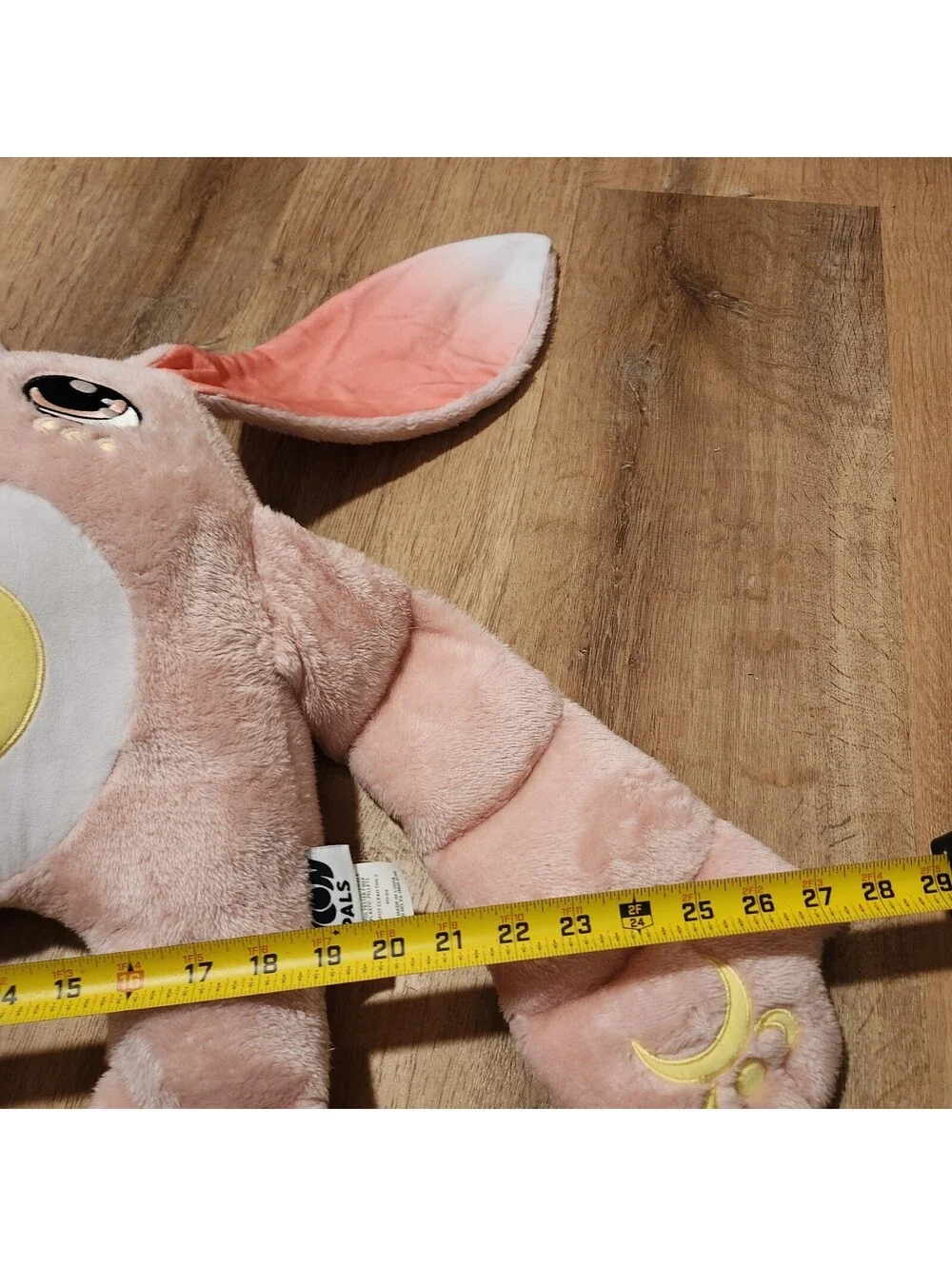 Moon Pals Mylo Pink Bunny Weighted Stuffed Plush Toy Sensory Therapeutic 5lb EUC